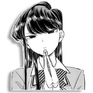 😶 emoji Komi-san Telegram sticker 13 of 30