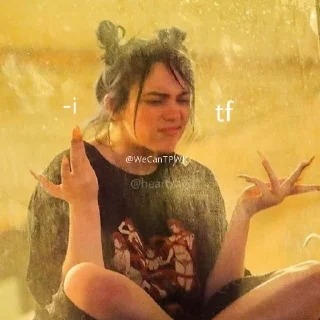 Sticker from Billie Eilish ✫ @WeCanTPWK