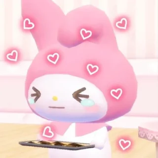 🎀 emoji my melody , @opsanie Telegram sticker 6 of 30