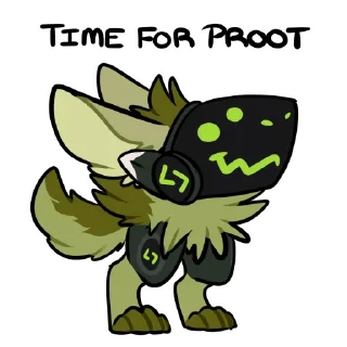 🟢 emoji Viridian Protogen Telegram sticker 19 of 27