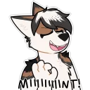 👌 emoji Marble Fox Shiro Telegram sticker 13 of 104