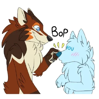 👈 emoji Gau the wolf Telegram sticker 11 of 59