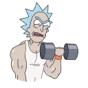 💪 emoji Rick and Morty @Besthemes Telegram sticker 15 of 75