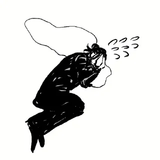 ⚫️ emoji Geto Suguru | @Toji_sama Telegram sticker 7 of 120