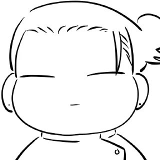 ⚫️ emoji Geto Suguru | @Toji_sama Telegram sticker 12 of 120