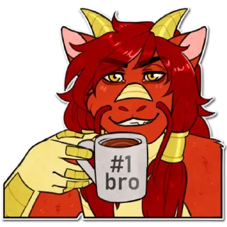 ☕️ emoji Isaac Nudeldoodle Telegram sticker 16 of 83