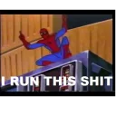 🕷 emoji 60's Spiderman Telegram sticker 14 of 93