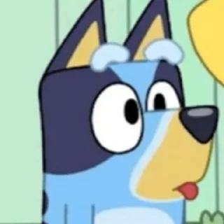 😽 emoji BLUEY!!! Telegram sticker 15 of 60