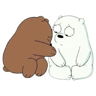 😭 emoji Grizzly (We Bare Bears) Telegram sticker 17 of 19