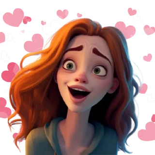 🥰 emoji Ann Stein Telegram sticker 10 of 12