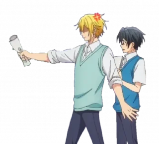 😡 emoji Sasaki and Miyano Telegram sticker 22 of 46