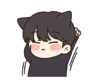 🐾 emoji Cute Boy • @xxyuji Telegram sticker 3 of 80