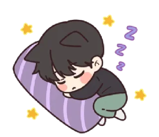 😴 emoji Cute Boy • @xxyuji Telegram sticker 8 of 80
