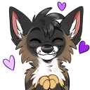 💜 emoji Doggo Telegram sticker 22 of 33