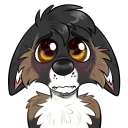 😥 emoji Doggo Telegram sticker 17 of 33