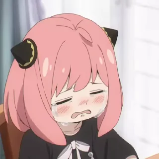 😢 emoji 𝐀𝐧𝐲𝐚 𝐅𝐨𝐫𝐠𝐞𝐫¹( ˘ ³˘)♥︎ Telegram sticker 19 of 43