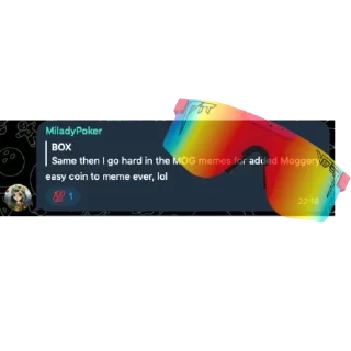 😆 emoji $MOG LIFE Telegram sticker 17 of 23