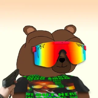 🐻 emoji $MOG LIFE Telegram sticker 19 of 23