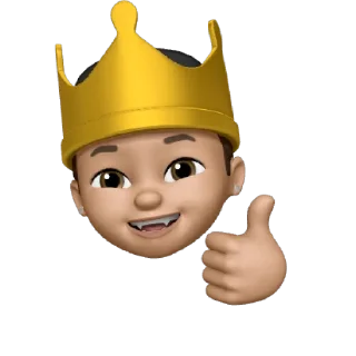 👍 emoji King Baby Luca Telegram sticker 19 of 38