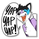 🐺 emoji Taro Telegram sticker 8 of 21