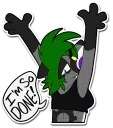😫 emoji Pyre & Clockie Telegram sticker 24 of 26