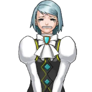 😭 emoji Franziska Von Karma Telegram sticker 11 of 14