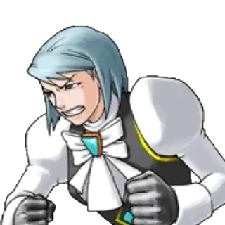 😡 emoji Franziska Von Karma Telegram sticker 7 of 14