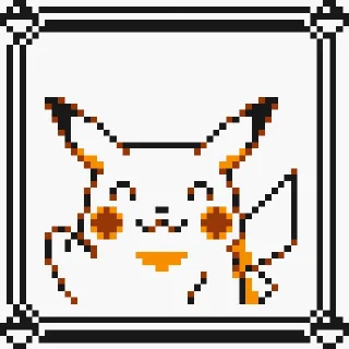 👐 emoji Pikachu Sprites Animated Telegram sticker 10 of 26