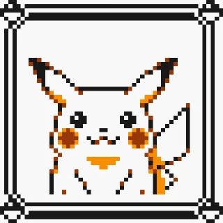 😀 emoji Pikachu Sprites Animated Telegram sticker 7 of 26