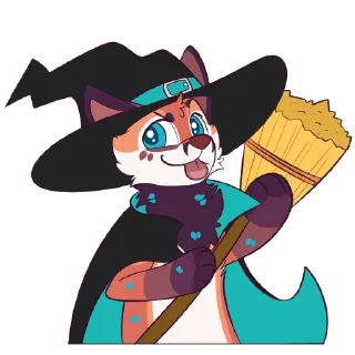 🧙‍♀️ emoji Wilde Fox Seasonal 1 Telegram sticker 22 of 51