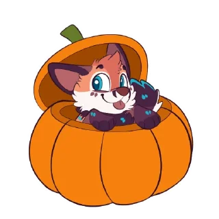 🎃 emoji Wilde Fox Seasonal 1 Telegram sticker 16 of 51