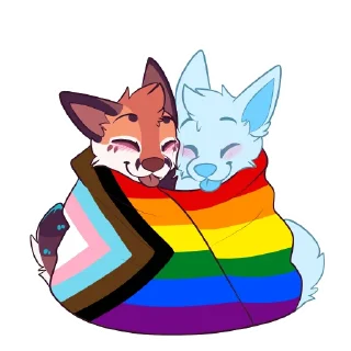 🌈 emoji Wilde Fox Seasonal 1 Telegram sticker 6 of 51