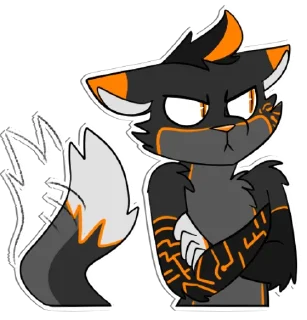 😠 emoji GLITCH! Telegram sticker 8 of 120