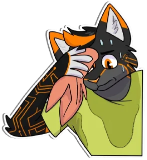 😳 emoji GLITCH 2! Telegram sticker 16 of 93