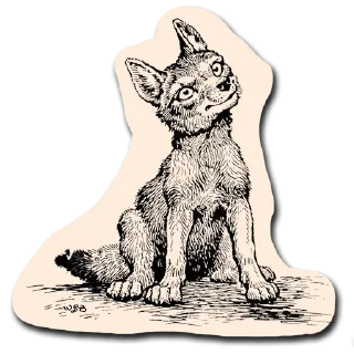 Sticker from Vintage Coyotes