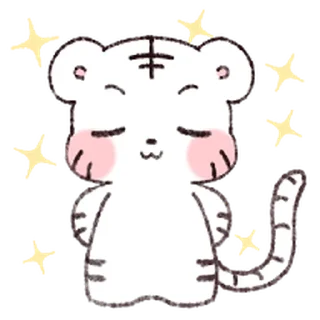 🐯 emoji lil tiger @hoshitiger ! Telegram sticker 6 of 24