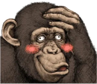 😳 emoji Makakos @Cloudao Telegram sticker 8 of 40