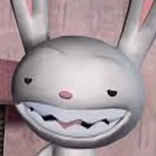 😏 emoji cursed sam and max Telegram sticker 1 of 84