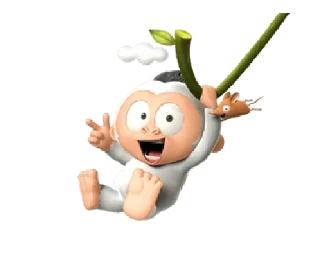 😃 emoji the daily life of baby gorilla @noustiker Telegram sticker 21 of 25