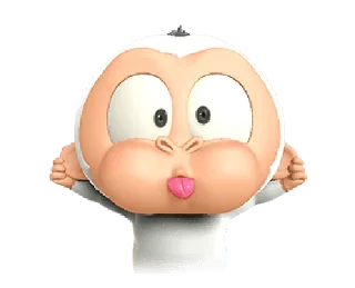🤪 emoji the daily life of baby gorilla @noustiker Telegram sticker 17 of 25