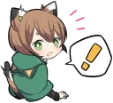 ❗ emoji Tortoiseshell Kitten Telegram sticker 18 of 120