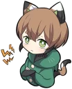 😤 emoji Tortoiseshell Kitten Telegram sticker 19 of 120