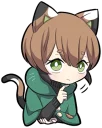 🤔 emoji Tortoiseshell Kitten Telegram sticker 9 of 120