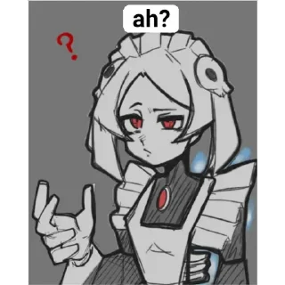 ❓ emoji Marie (Skullforce) Telegram sticker 18 of 31