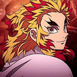 🔥 emoji (🔥) Rengoku ❤️‍🔥 Kyojuro!! Telegram sticker 18 of 33