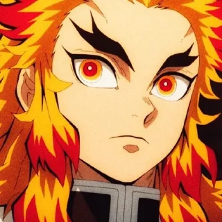 ❤️‍🔥 emoji (🔥) Rengoku ❤️‍🔥 Kyojuro!! Telegram sticker 5 of 33