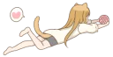 💜 emoji Girls Love Story 3 Telegram sticker 15 of 40