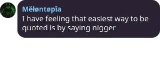 🖤 emoji Nigger quotes Telegram sticker 15 of 60