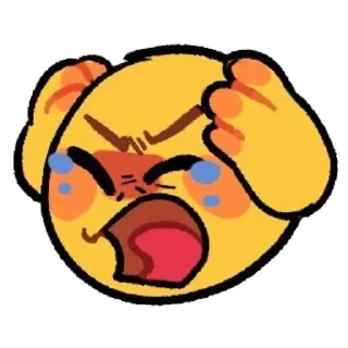 😭 emoji Cursed emojis cute Telegram sticker 11 of 29