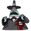😨 emoji The Nightmare Before Christmas Telegram sticker 4 of 35